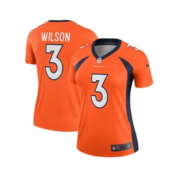 Womens Russell Wilson Orange Denver Broncos Alternate Legend Jersey