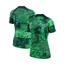 Womens Green Nigeria National Team 2022/23 Home Breathe Stadium Replica Blank Jersey