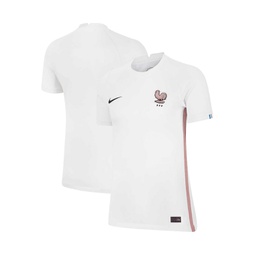 Womens White France Womens National Team 2022/23 Away Replica Blank Jersey