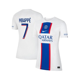 Womens Kylian Mbappe White Paris Saint-Germain 2022/23 Third Breathe Stadium Replica Player Jersey