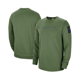Mens Olive Florida Gators Military-Inspired Pullover Sweatshirt