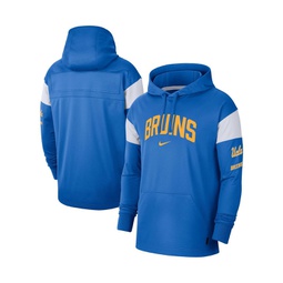 Mens Blue UCLA Bruins Jersey Performance Pullover Hoodie