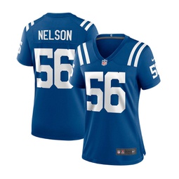Womens Quenton Nelson Royal Indianapolis Colts Player Game Jersey