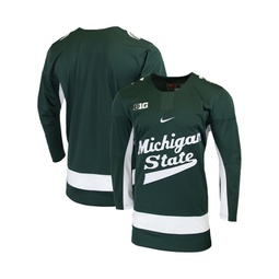 Mens Green Michigan State Spartans Replica College Hockey Jersey