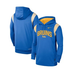 Mens Blue UCLA Bruins 2022 Game Day Sideline Performance Pullover Hoodie