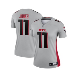 Womens Julio Jones Silver Atlanta Falcons Inverted Legend Jersey