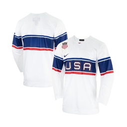 Mens White Team USA Hockey 2022 Winter Olympics Collection Jersey