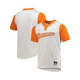 Mens and Womens White Tennessee Volunteers Two-Button Replica Softball Jersey