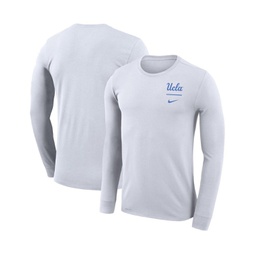 Mens White UCLA Bruins Logo Stack Legend Performance Long Sleeve T-shirt
