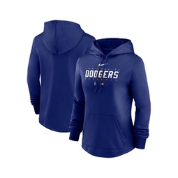 Womens Royal Los Angeles Dodgers Authentic Collection Pregame Performance Pullover Hoodie