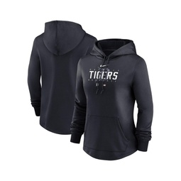 Womens Navy Detroit Tigers Authentic Collection Pregame Performance Pullover Hoodie