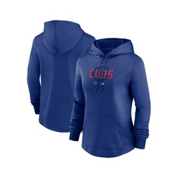Womens Royal Chicago Cubs Authentic Collection Pregame Performance Pullover Hoodie