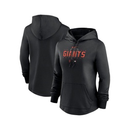 Womens Black San Francisco Giants Authentic Collection Pregame Performance Pullover Hoodie
