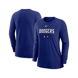 Womens Royal Los Angeles Dodgers Authentic Collection Legend Performance Long Sleeve T-shirt