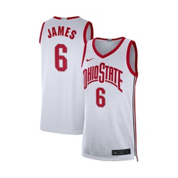 Mens LeBron James White Ohio State Buckeyes Limited Basketball Jersey