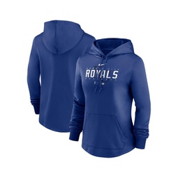 Womens Royal Kansas City Royals Authentic Collection Pregame Performance Pullover Hoodie