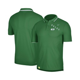 Mens Green Oregon Ducks Wordmark Performance Polo Shirt