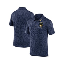 Mens Navy Milwaukee Brewers Next Level Polo Shirt