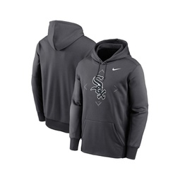Mens Anthracite Chicago White Sox Bracket Icon Performance Pullover Hoodie