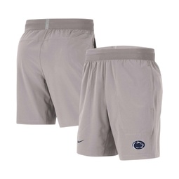Mens Gray Penn State Nittany Lions Player Performance Shorts