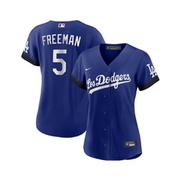 Womens Freddie Freeman Royal Los Angeles Dodgers City Connect Replica Player Jersey