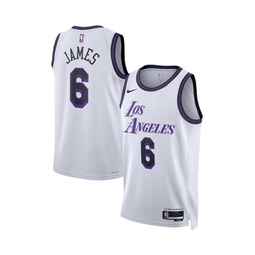 Mens and Womens LeBron James White Los Angeles Lakers 2022/23 Swingman Jersey - City Edition