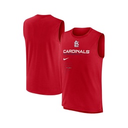 Mens Red St. Louis Cardinals Exceed Performance Tank Top