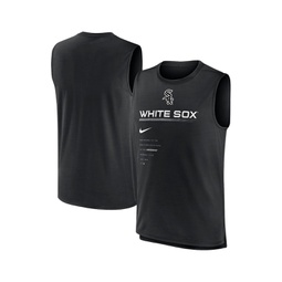 Mens Black Chicago White Sox Exceed Performance Tank Top