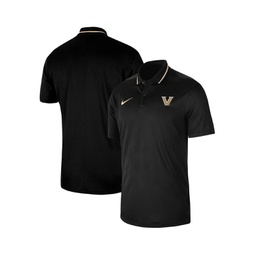 Mens Black Vanderbilt Commodores 2023 Sideline Coaches Performance Polo Shirt