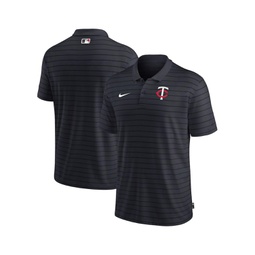 Mens Minnesota Twins Navy Authentic Collection Victory Striped Performance Polo Shirt