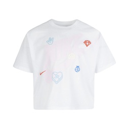 Little Girls Love Icon Boxy Short Sleeves T-shirt