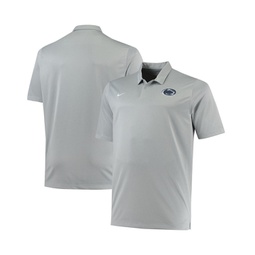 Mens Heathered Gray Penn State Nittany Lions Big and Tall Performance Polo Shirt