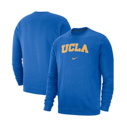 Mens Blue UCLA Bruins Club Fleece Pullover Sweatshirt