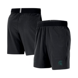 Mens Black Michigan State Spartans Player Performance Shorts