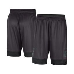 Mens Charcoal Michigan State Spartans Performance Fast Break Shorts