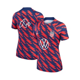 Womens Navy USWNT 2023 Strike Drill Pre-Match Top