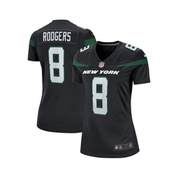 Womens Aaron Rodgers Black New York Jets Game Jersey