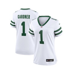 Womens Ahmad Sauce Gardner White New York Jets Legacy Player Game Jersey