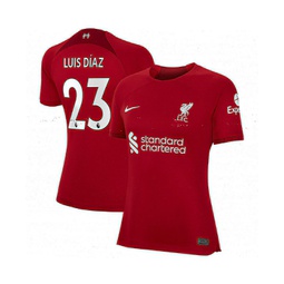 Womens Luis Diaz Red Liverpool 2022/23 Home Breathe Stadium Replica Player Jersey