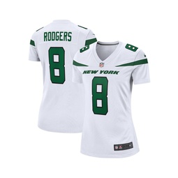 Womens Aaron Rodgers White New York Jets Game Jersey