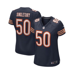 Womens Mike Singletary Navy Chicago Bears Game Retired Player Jersey