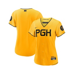 Womens Gold Pittsburgh Pirates 2023 City Connect Replica Jersey