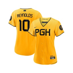 Womens Bryan Reynolds Gold Pittsburgh Pirates 2023 City Connect Replica Player Jersey