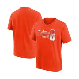Preschool Boys and Girls Orange San Francisco Giants City Connect T-shirt