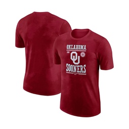 Mens Crimson Oklahoma Sooners Team Stack T-shirt