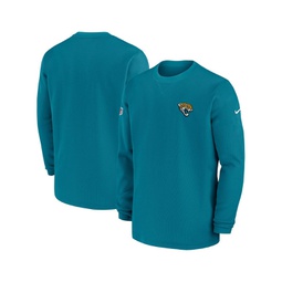 Mens Teal Jacksonville Jaguars 2023 Sideline Long Sleeve Performance T-shirt