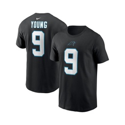 Mens Bryce Young Black Carolina Panthers 2023 NFL Draft First Round Pick Player Name and Number T-shirt