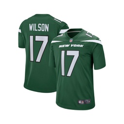 Mens Garrett Wilson Green New York Jets Player Game Jersey
