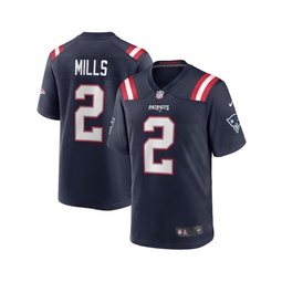 Mens Jalen Mills Navy New England Patriots Game Player Jersey