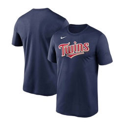 Mens Navy Minnesota Twins Wordmark Legend T-shirt